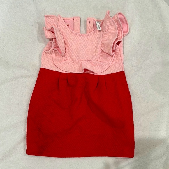 Janie and Jack valentine heart dress size 3 - Picture 1 of 3